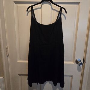 Old Navy Black Midi Dress